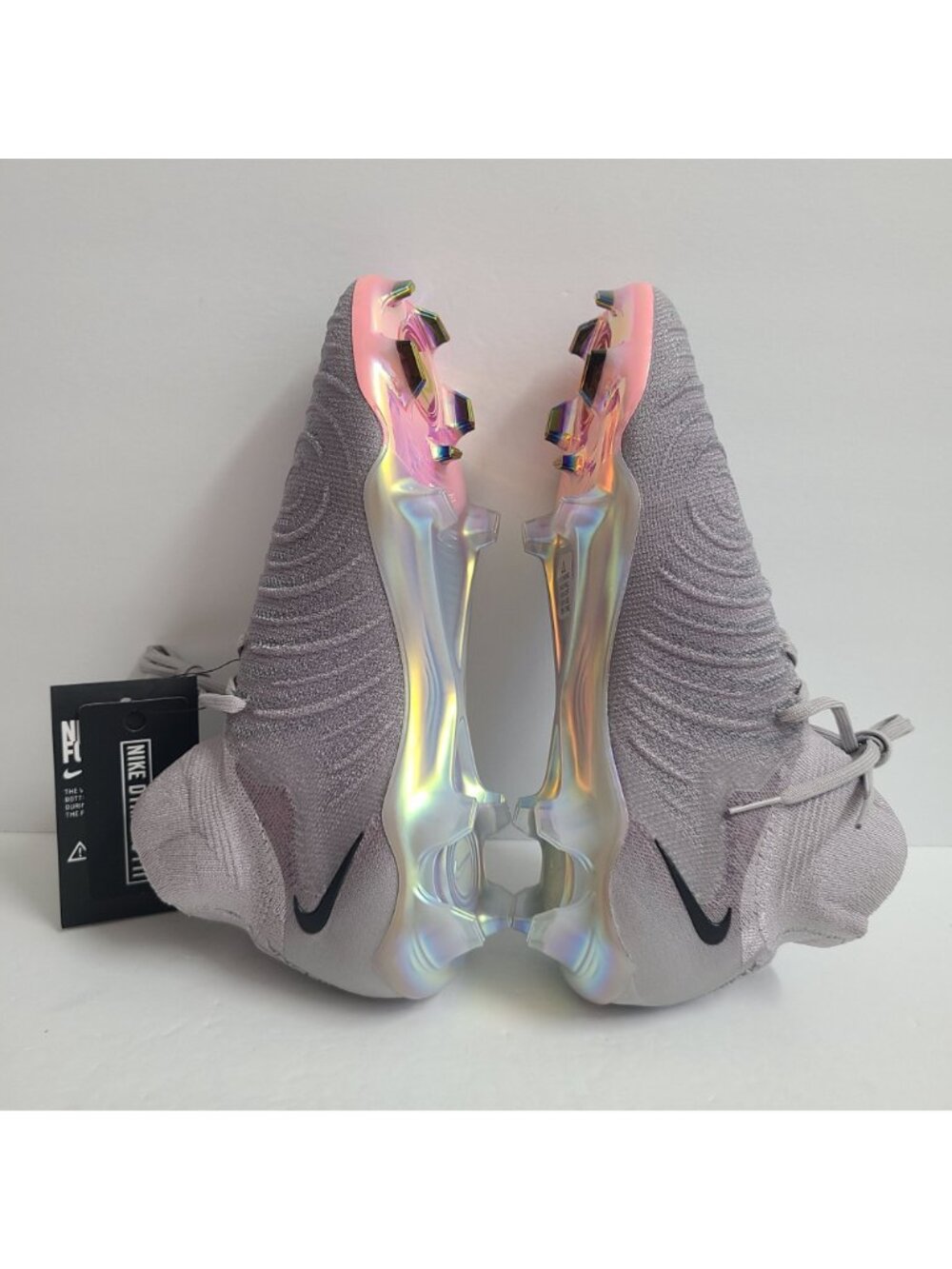 NEW Nike Phantom Luna 2 Elite FG-Pro Soccer Cleats HF4358-001 Size 7 Gray - Picture 4 of 7